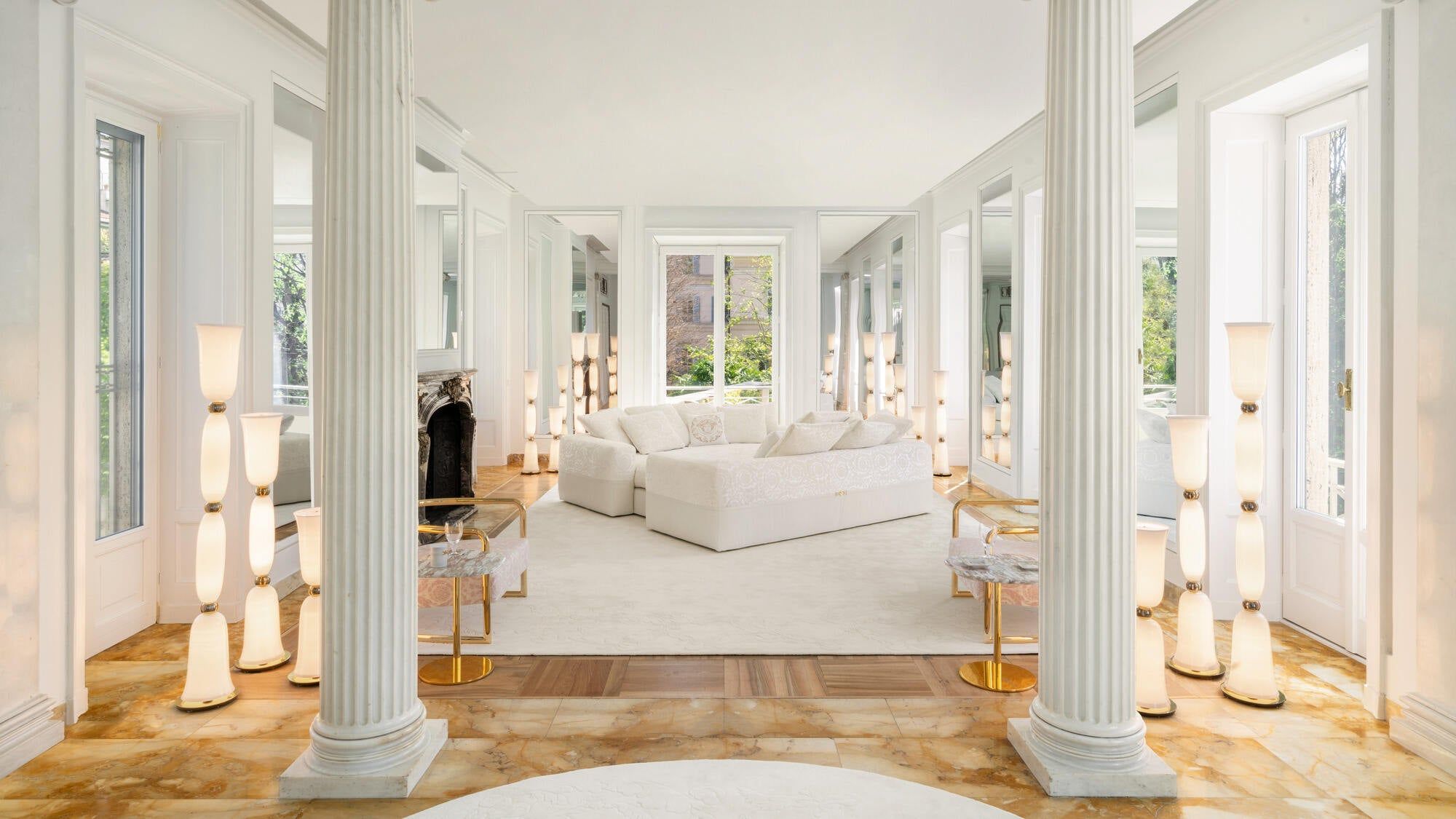 The Versace Interior: When Fashion Logic Enters a Building and Refuses to Leave Quietly